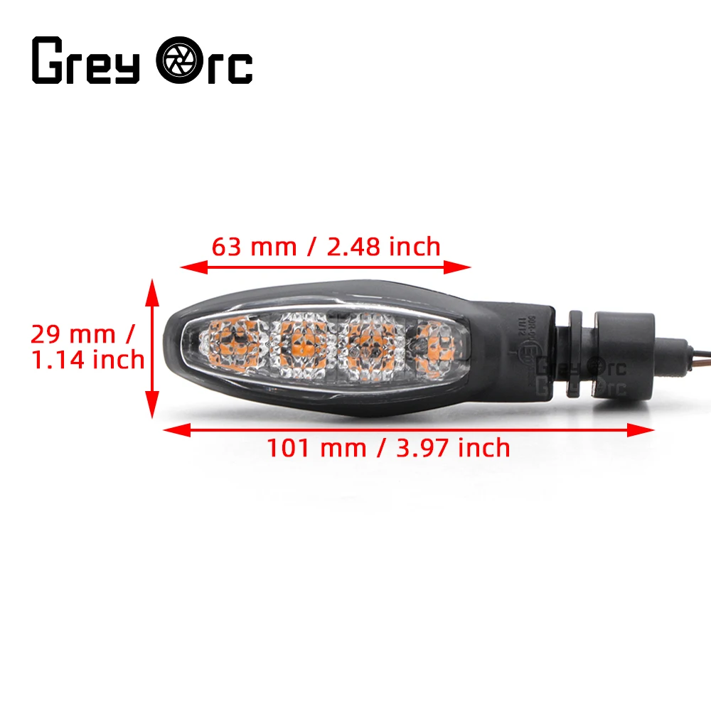 Светодиодный индикатор указателя поворота мигалка аксессуары для мотоциклов