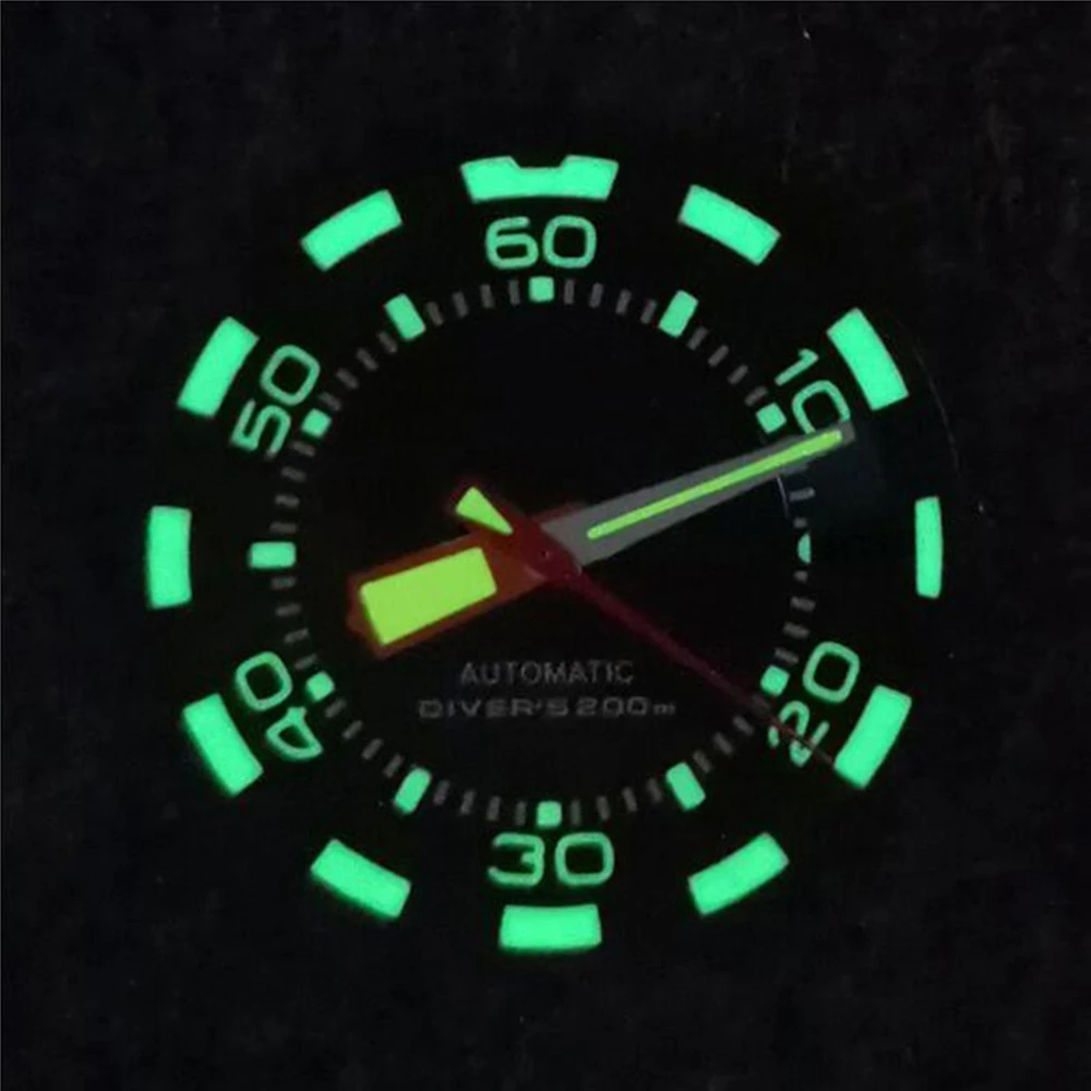 2022 Newest 28.5MM Watch Faces Green Luminous Watch Dial Hands Kit Watch Accessories for NH35 NH36 Movement