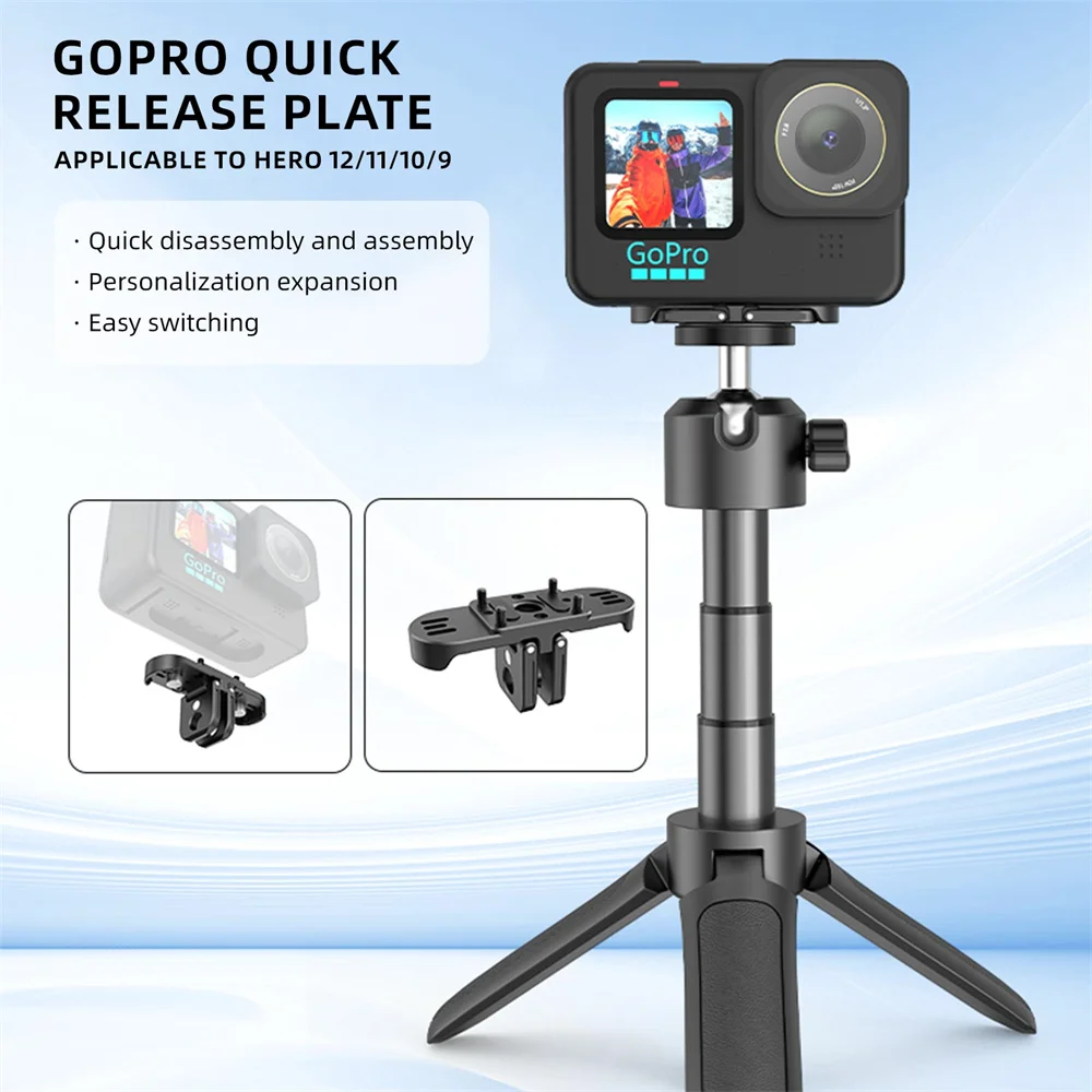 Магнитный быстроразъемный адаптер 3 в 1 с резьбой 1/4 дюйма