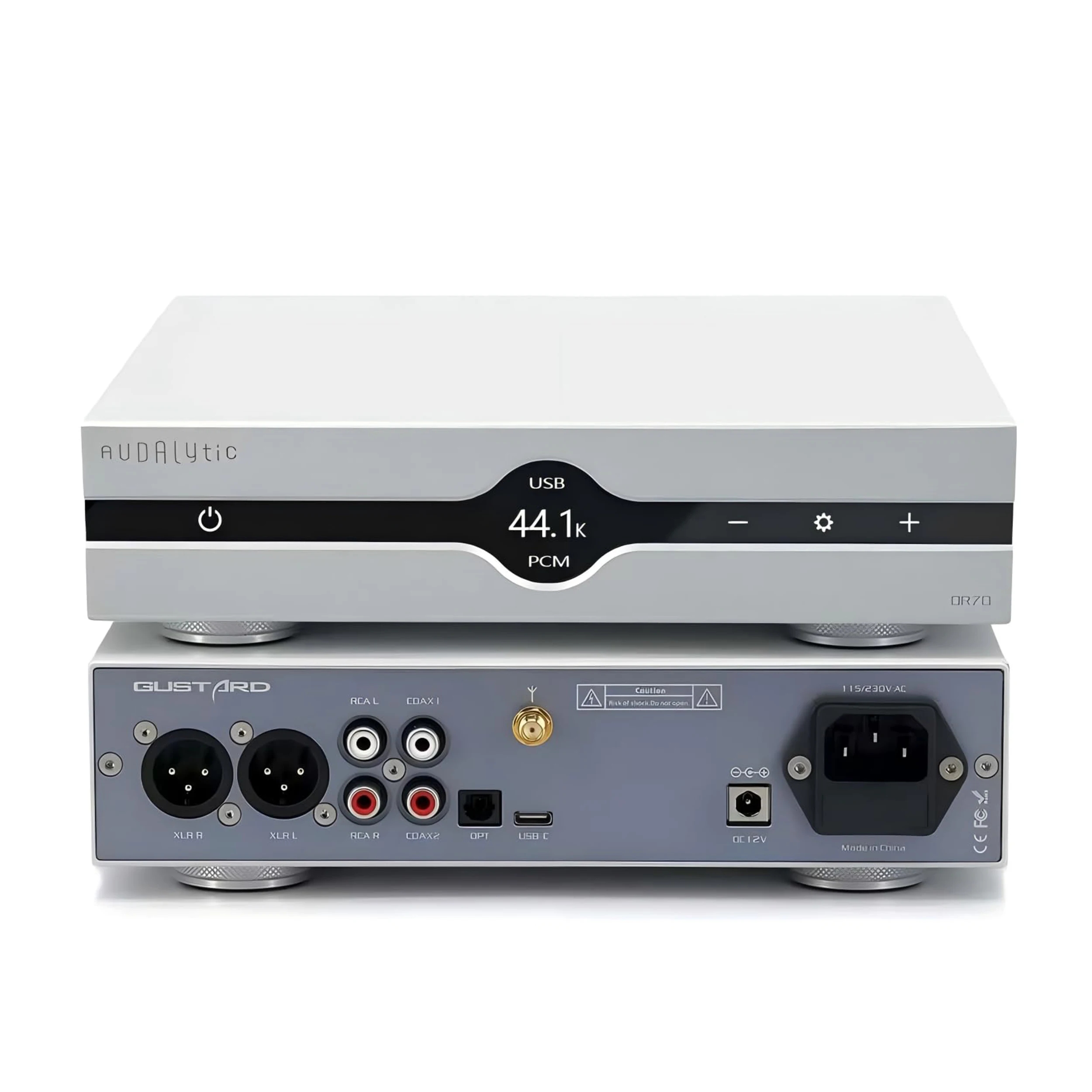 Фото Gustard AUDALYTIC DR70 Basic Edition R2R Streaming DAC, домашнее аудио с поддержкой DSD512 и PCM768kHz №2