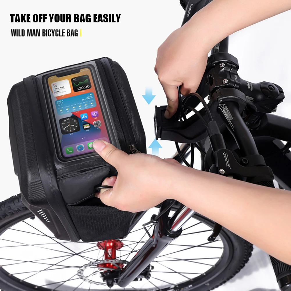 Сумка велосипедная на руль велосипеда с защитой от дождя | Спорт и развлечения