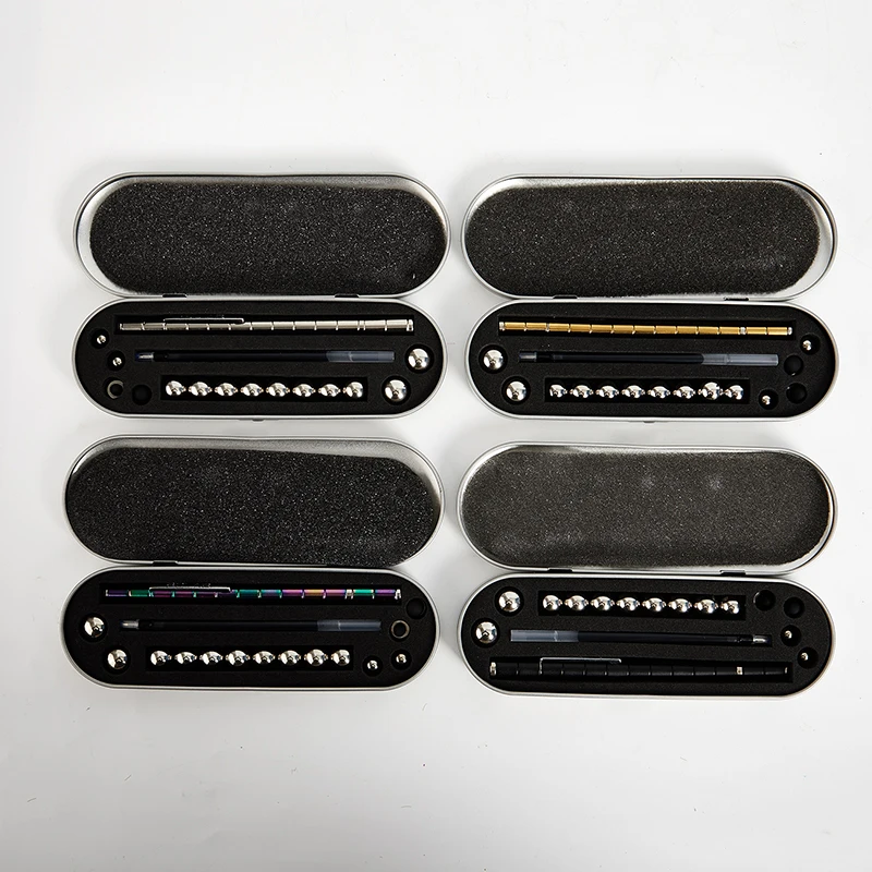 

Magnetic Polar Pen Metal Magnet Modular Think Ink Toy Stress Fidgets Antistress Wholesale Gifts Gift Newest Office Accessories