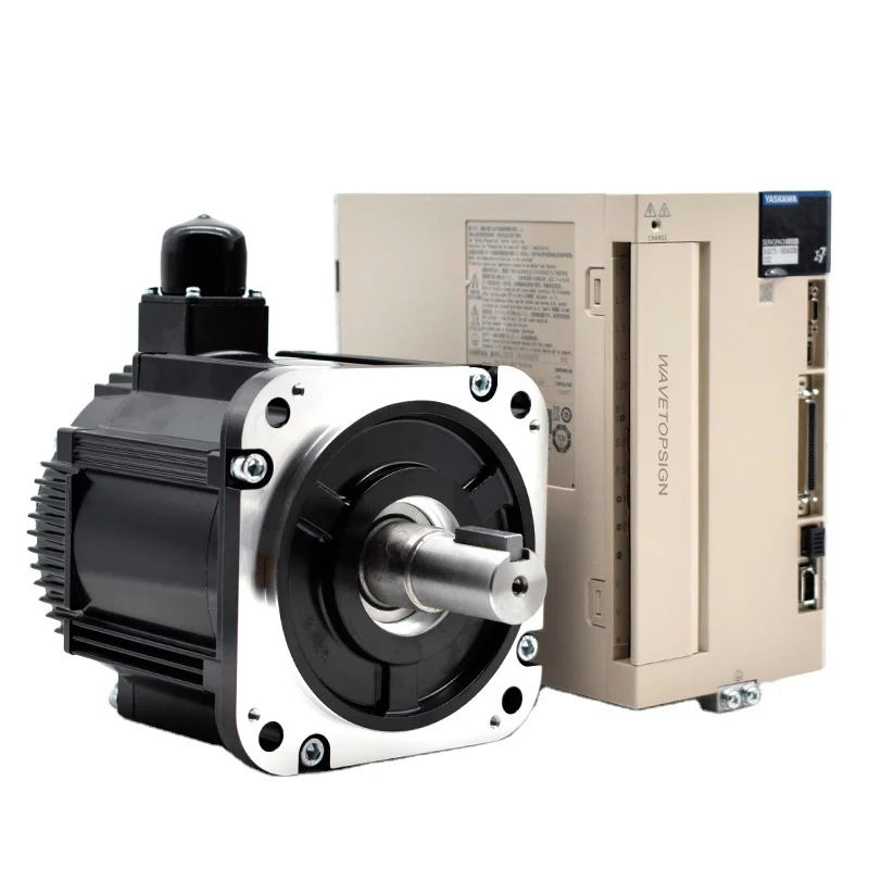 

Yaskawa Servo Motor 1.8KW SGM7G-20AFC61 +SGD7S-180A00B202 Driver Speed 1500RPM Torque 11.5N.m Voltage AC200V