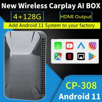 new wireless carplay ai box android 11 for apple carplay 4128g plug and play youtube netflix for vw toyota benz audi nissan vw