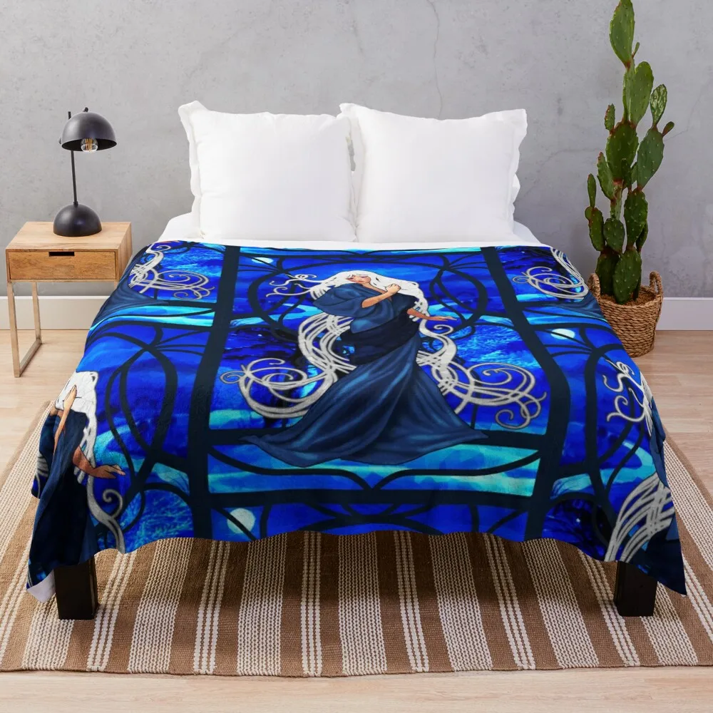 Lady Amalthea Art Noveau - зимнее мозаичное одеяло забавный подарок детские покрывала