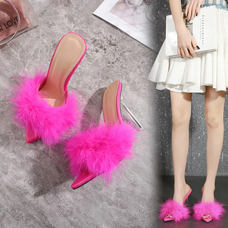 Европейские американские и римские модные женские туфли на высоком каблуке с