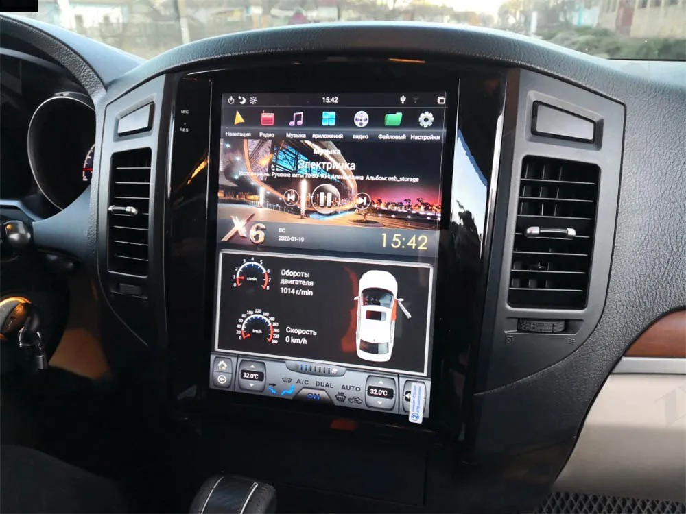 Android для Mitsubishi Pajero V97 V93 Shogun Montero 2006 - 2020 Автомобильный мультимедийный