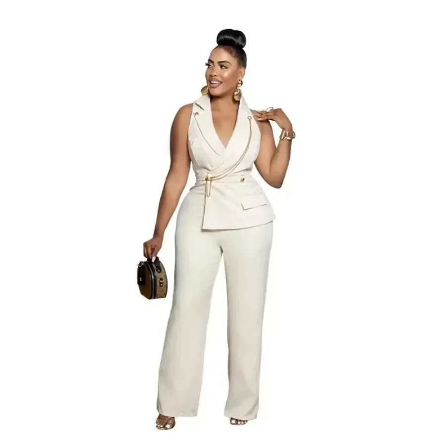 Весна-лето 2024 Дашики элегантные африканские модные женские черные комбинезоны