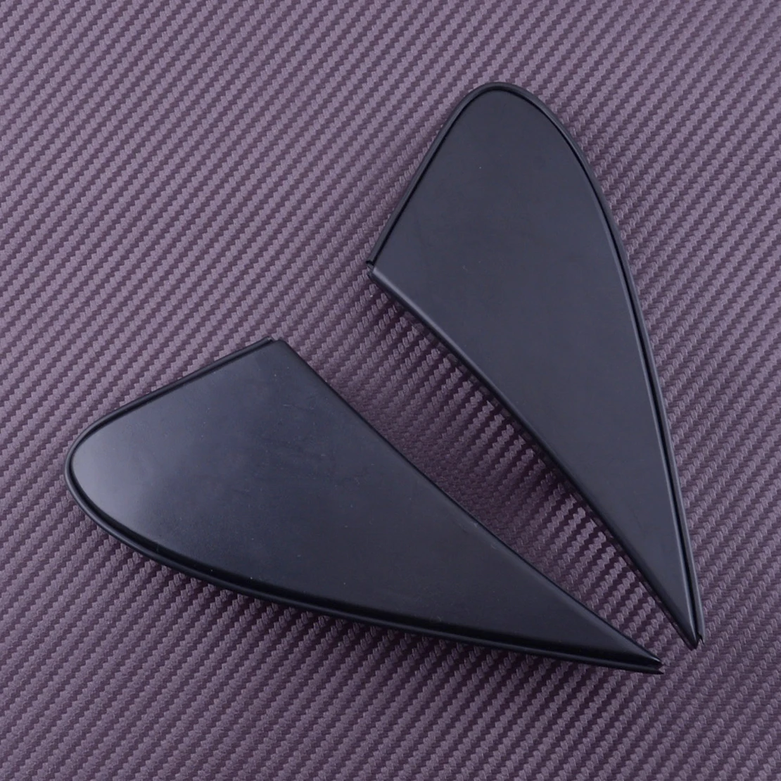 

1 пара, угловая накладка на переднюю дверь и боковое зеркало заднего вида, обшивка, треугольный брызговик, подходит для Toyota Corolla 2008-2003 6011812010 6011712010