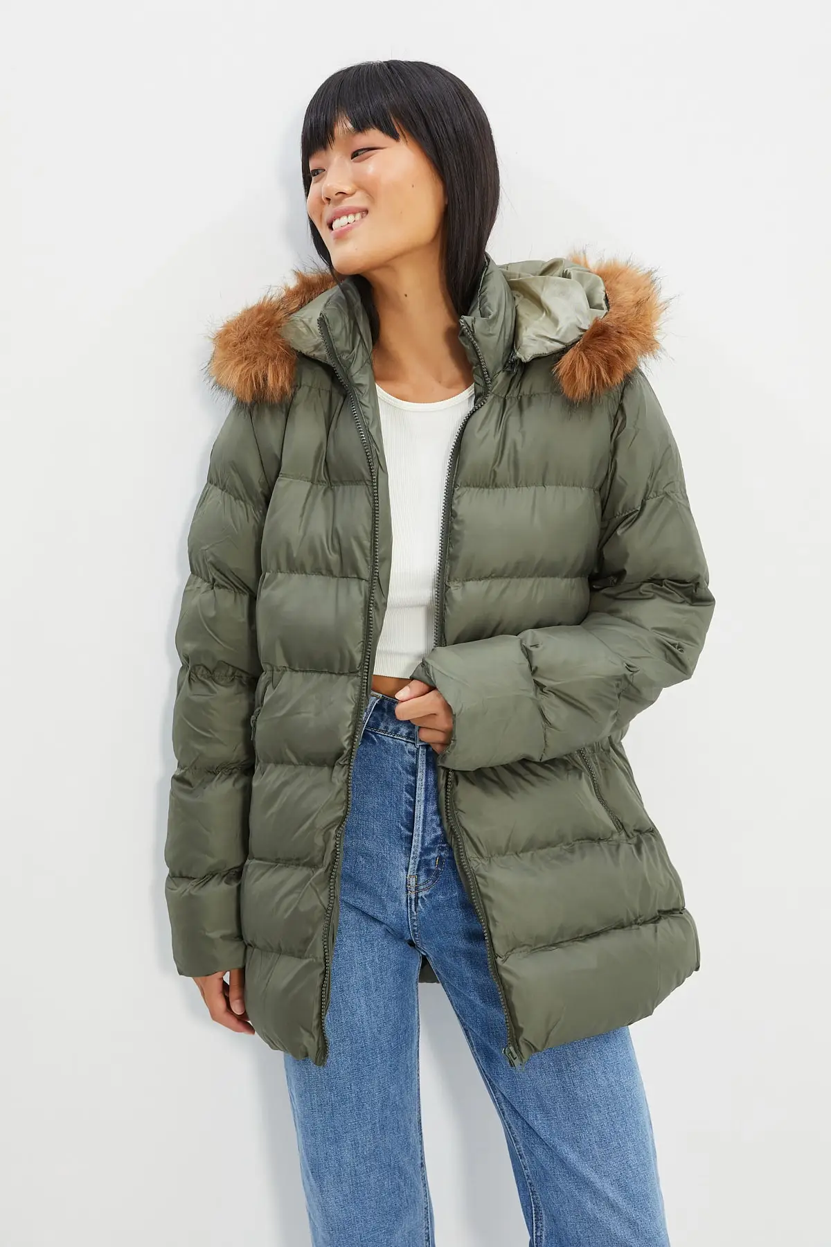 

Trendyol Kapüşonu Removable Inflatable Coats TWOAW22MO0275