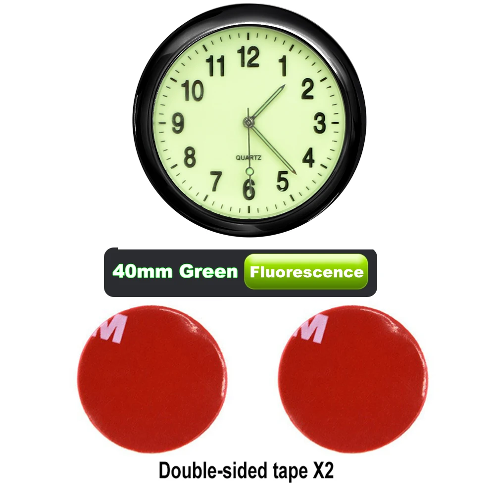 

Механические кварцевые часы Sikeo, цифровые автомобильные мини-часы, внутренние наклейки, орнамент, стальной ко