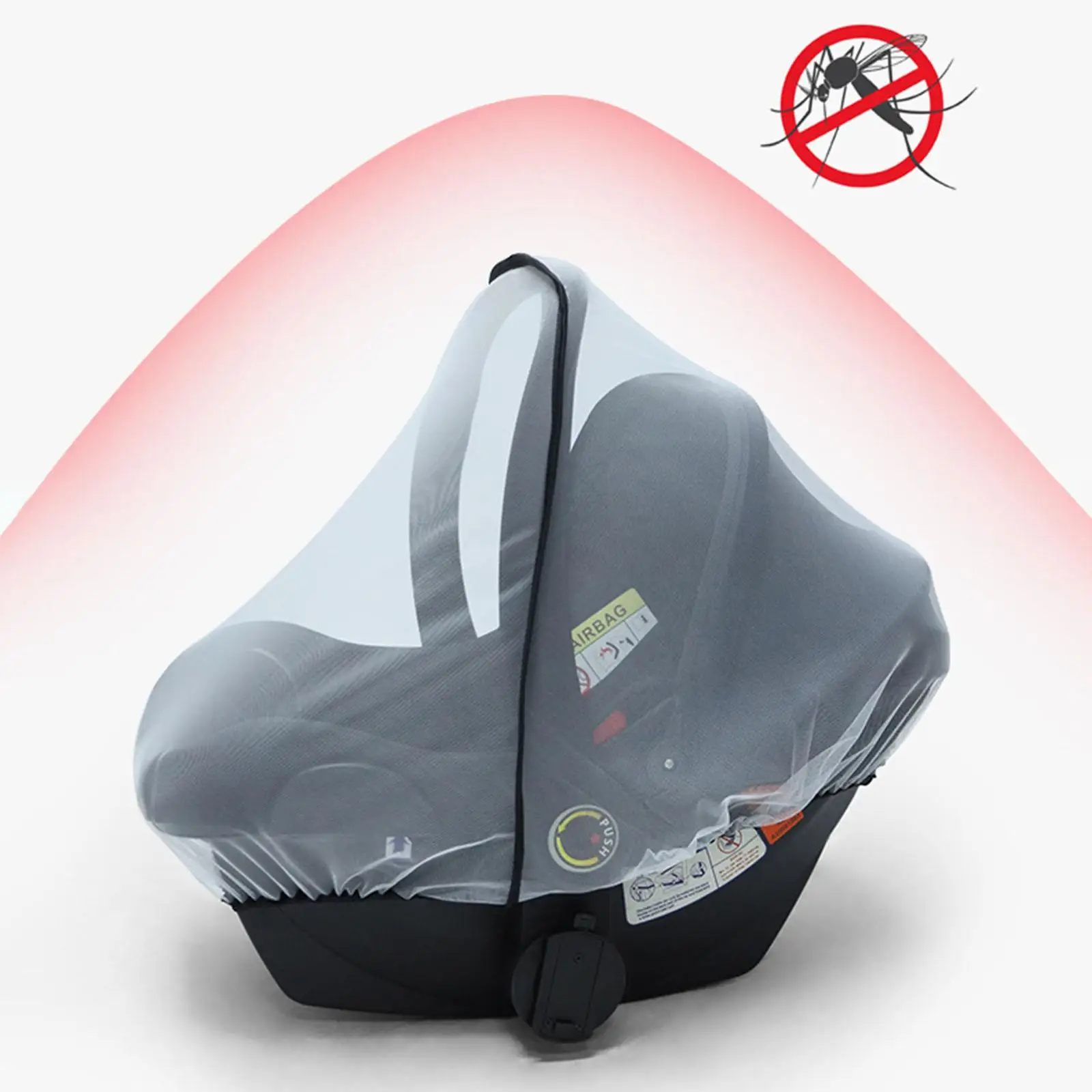 

Mesh Stroller Bug Protection Universal Pram Bassinets Encryption Dust Net