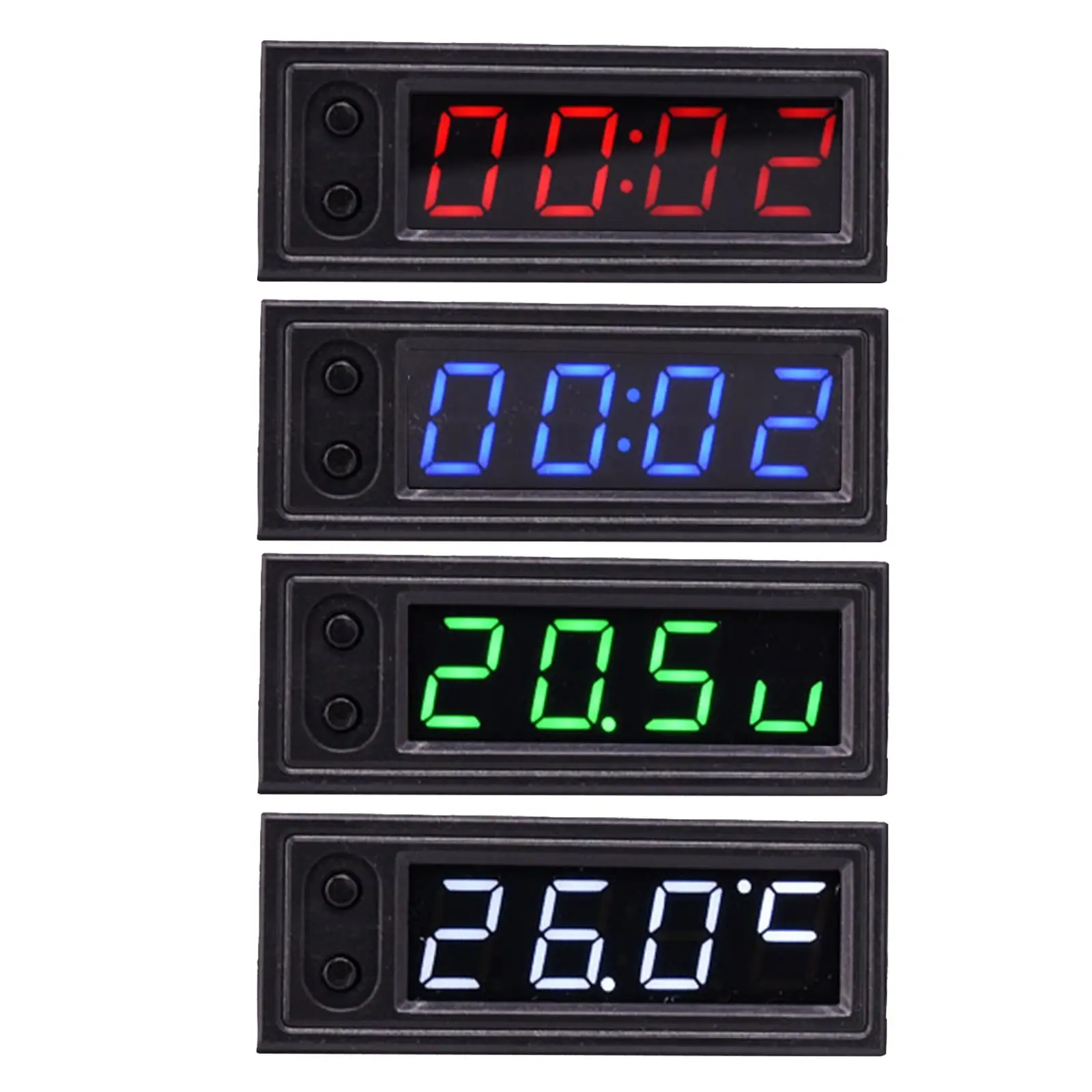 

Automobile Car Clock Voltmeter Professional High Performance Weight Compact High-Precision LED Digital Display