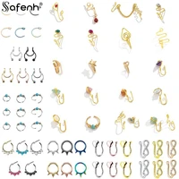 1pcs piercing kit tongue nail mixed set stainless steel lip belly eyebrow fake septum nose stud navel ring jewelry wholesale