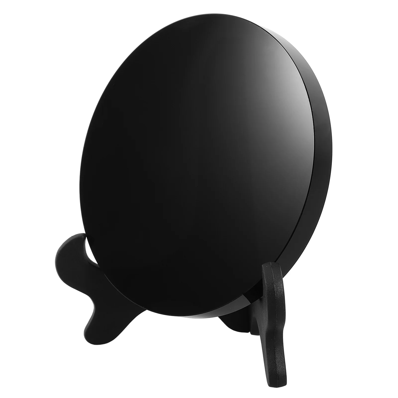 Домашний декор современные черные тарелки зеркало из обсидиана готический