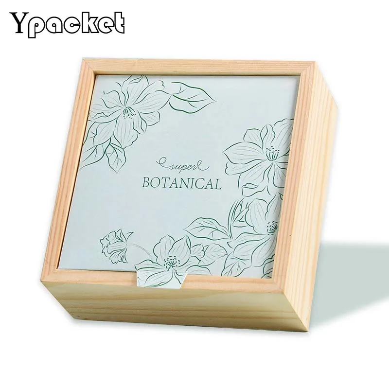 Gift Wooden Box with Paper Card Cover Classic Storage for Gifts Hair Jewellery Accessories 15pcs/Lot Free Shipping Wholesale