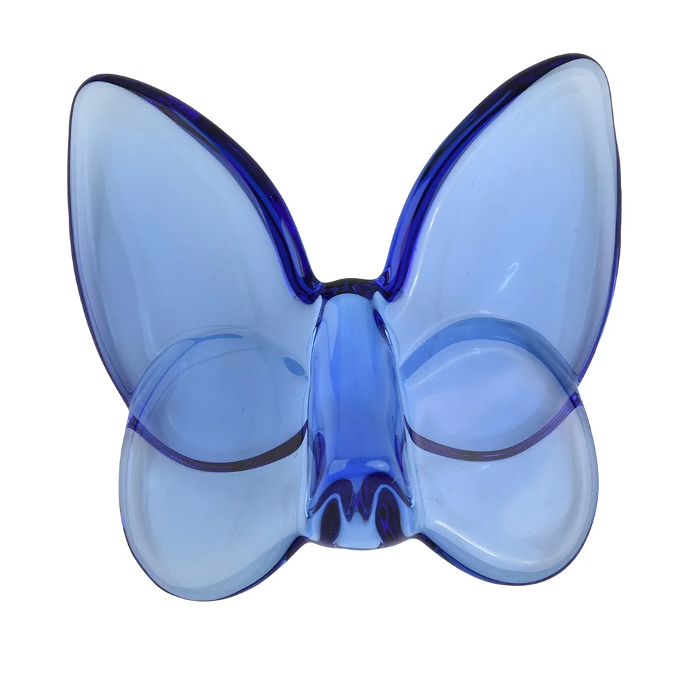 

Decor Butterfly Ornament Ornaments Transparent Anti-Aging Anti-Extrusion Bright Color Crystal Glass Lucky Flower