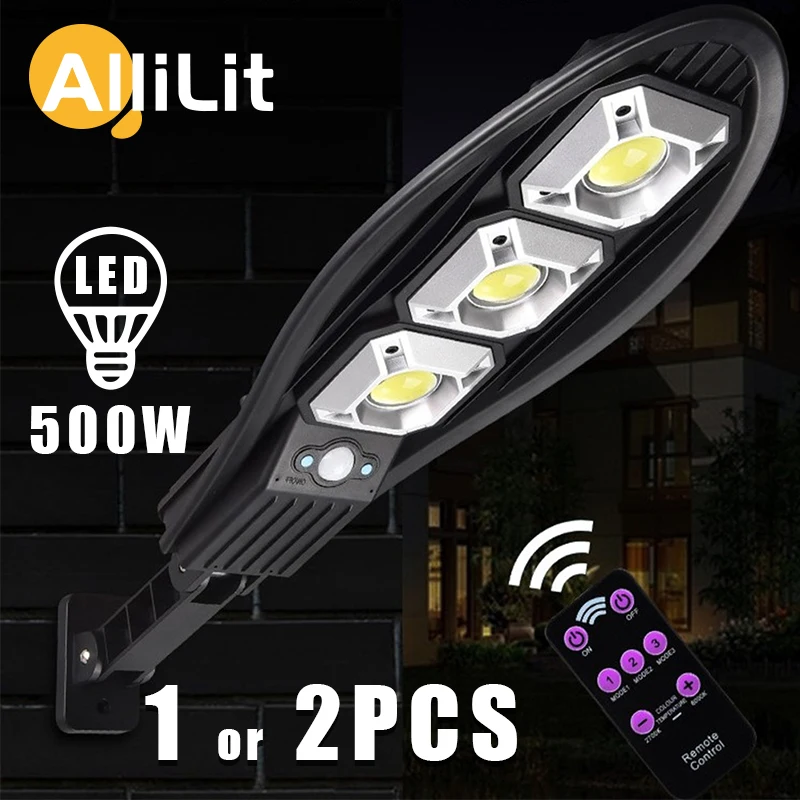 

Уличная Светодиодная лампа на солнечной батарее, 500 Вт, 1-2 шт.