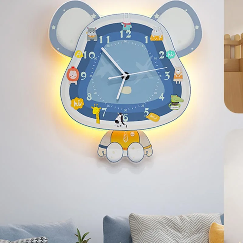 

Unique Silent Wall Clock Kids Bedroom Cute Free Shipping Wall Watch Creative Living Room Unique Wanduhr House Accessories