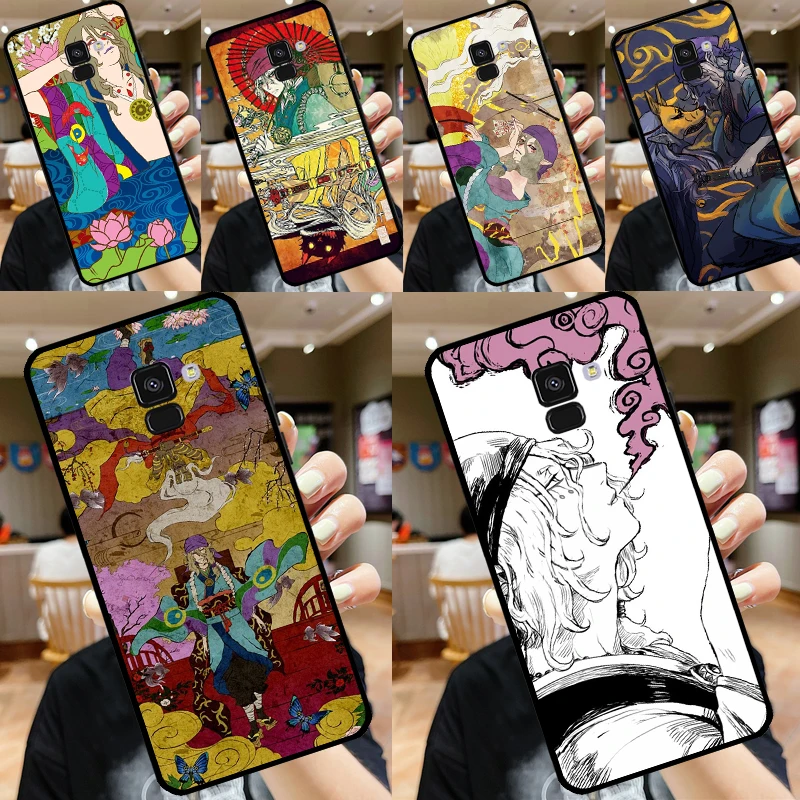 Чехол Ukiyoe mononoke Kusuriuri для Samsung Galaxy J5 J3 J7 2016 A3 A5 2017 A6 A8 J4 J6 Plus A9 J8 2018 чехол телефона -