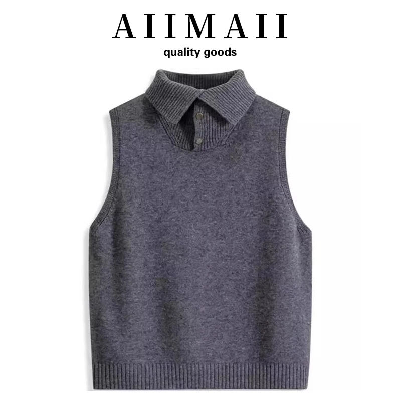 Модная новая зимняя женская одежда High Sense 2024 французский дизайн простой