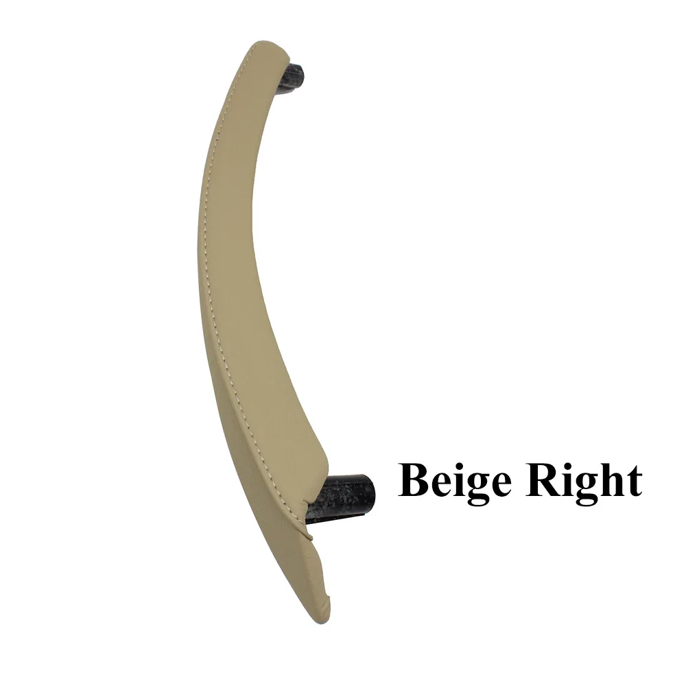 

Левая и правая внутренняя ручка для пассажирской двери, кожаная внешняя крышка для замены для BMW X5 X6 E70 E71 E72 2007-2013