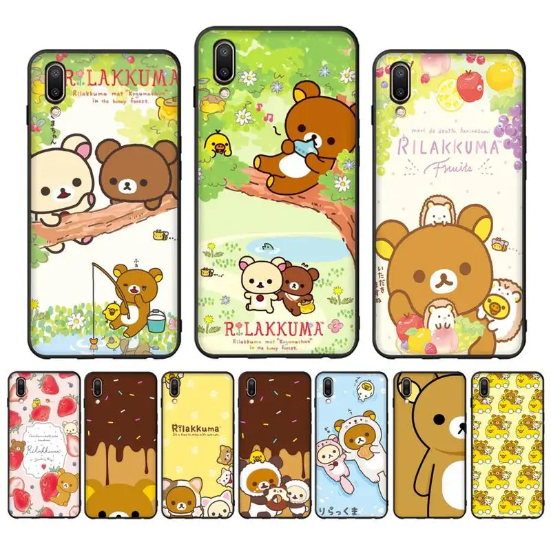 

Rilakkuma Phone Case for Vivo Y91C Y11 17 19 17 67 81 Oppo A9 2020 Realme c3
