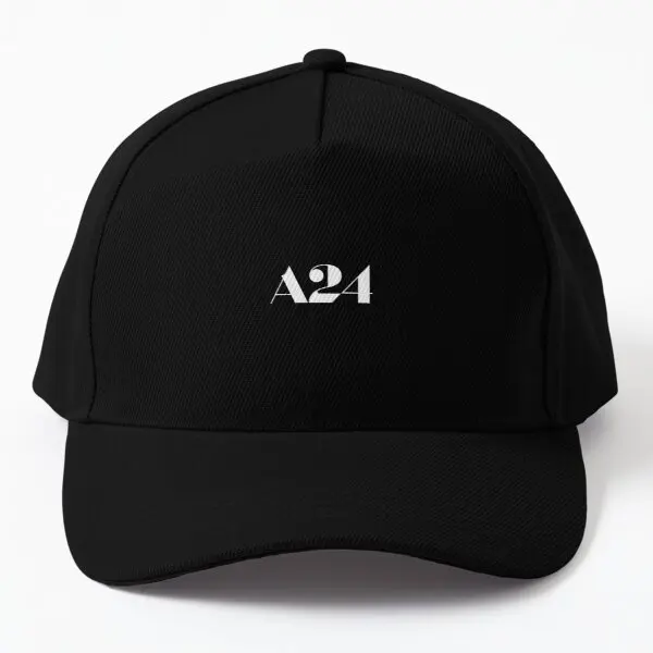 

A24 White Logo Baseball Cap Hat Snapback Printed Women Sport Fish Summer Casual Casquette Outdoor Sun Black Spring