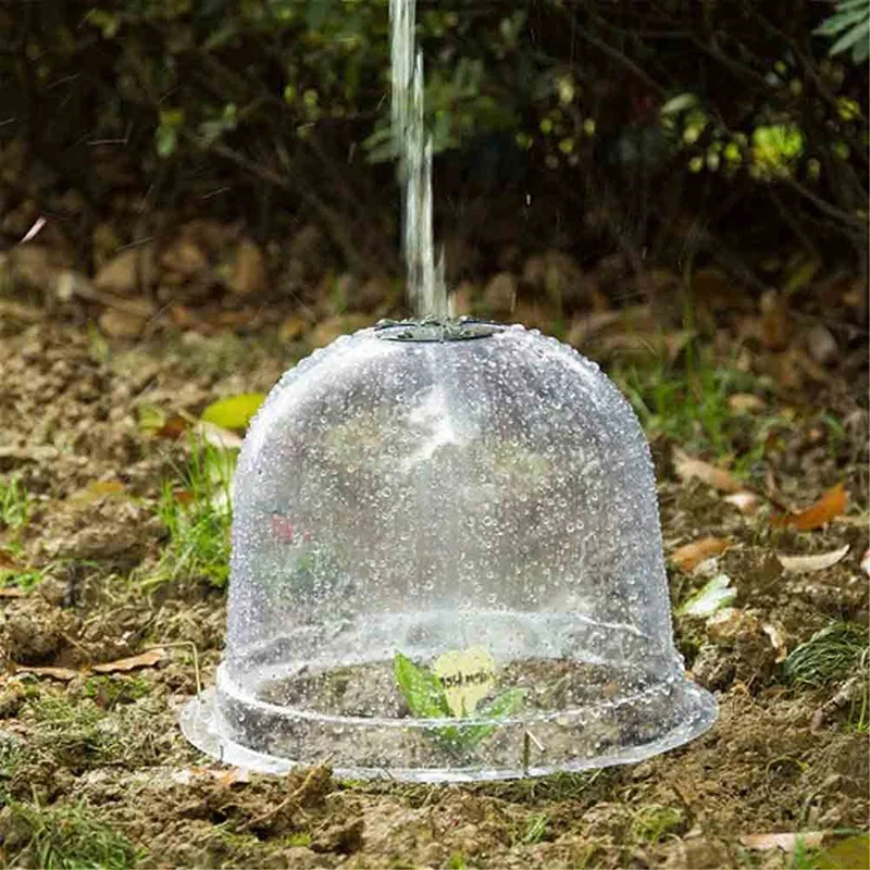 

Garden Plant Cloche, Plastic Breathable Planting Protective Cover 6 Pieces Plastic Plant Bell, For Warming