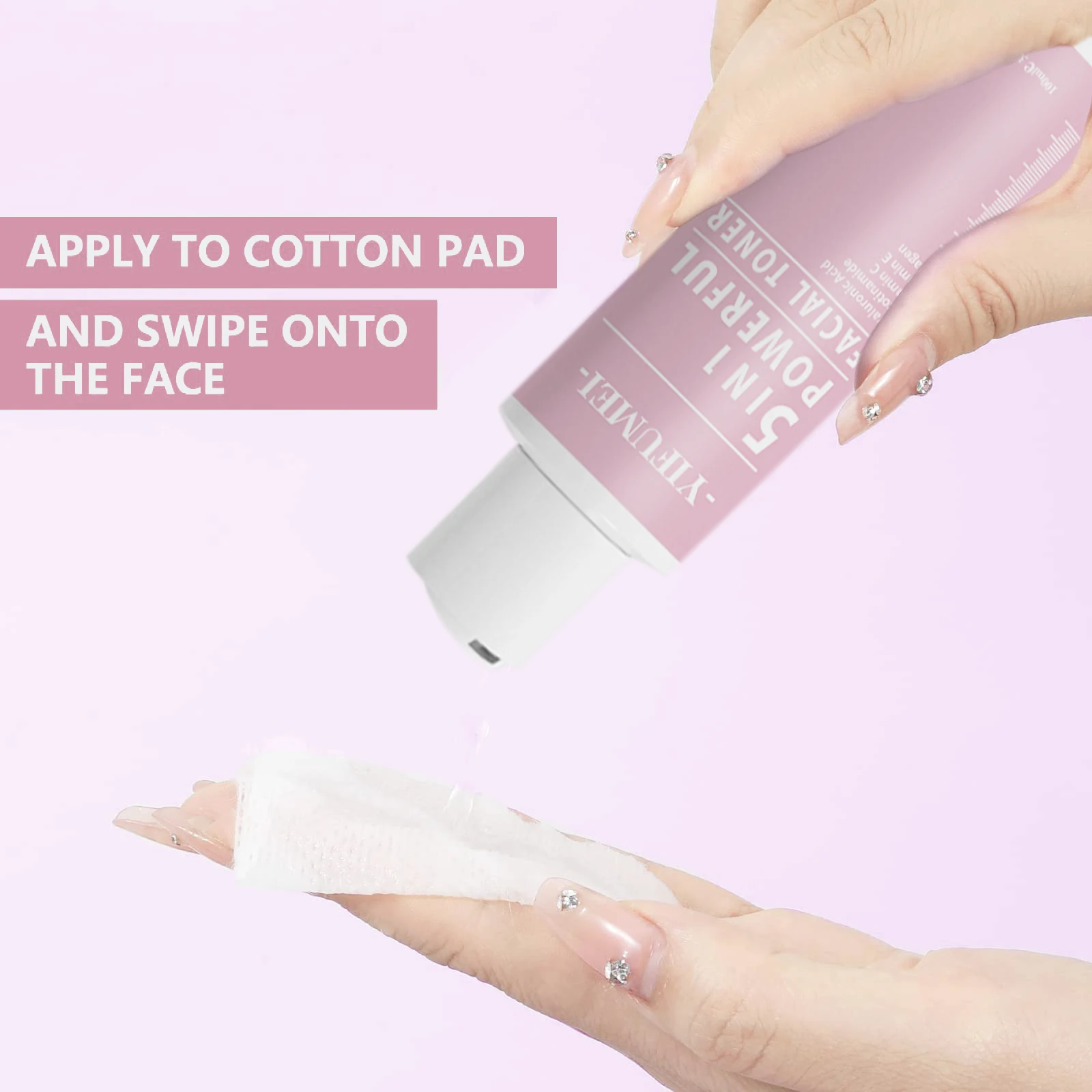 Фото 5 в 1, веганский увлажняющий увлажняющий крем против старения, осветляющий, укрепляющий, чувствительный к коже, витамин С, тоник для лица для сухой кожи №2