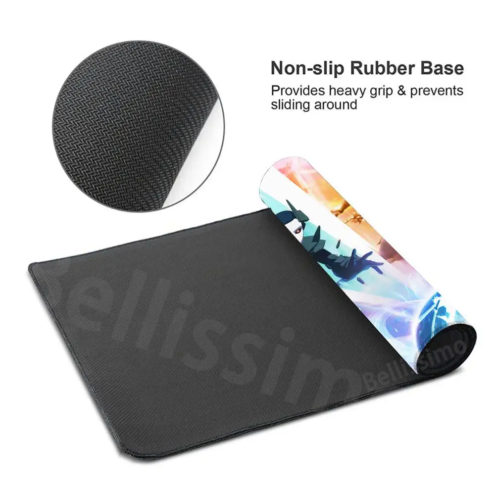 Коврик для мыши в стиле аниме нескользящий резиновый праздничный подарок Edge Office