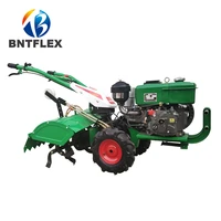 farmland air cooled diesel 12 horsepower pastoral weeder loosing soil rotary tillage machine with 4 kinds of accessories