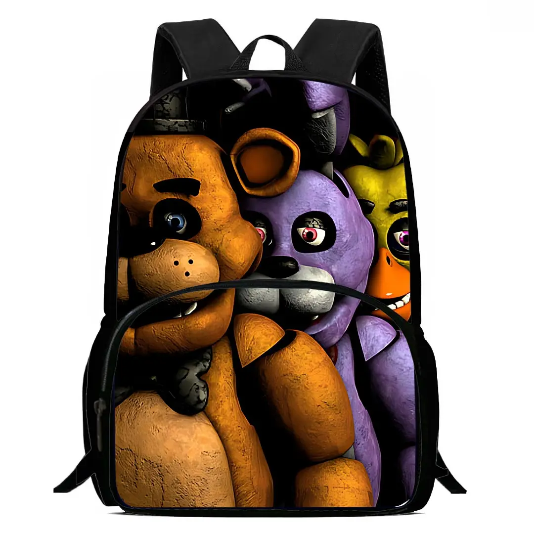 Детские рюкзаки с мультяшным принтом пять ночей у Фредди для мальчиков и девочек