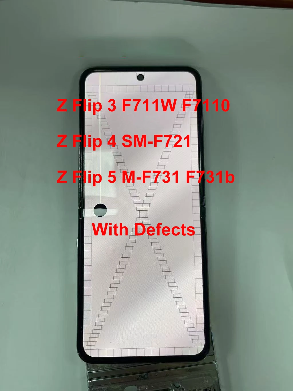 Динамический AMOLED с дефектом для Samsung Z Flip3 Flip4 Flip5 ЖК-дисплей дигитайзер сенсорного