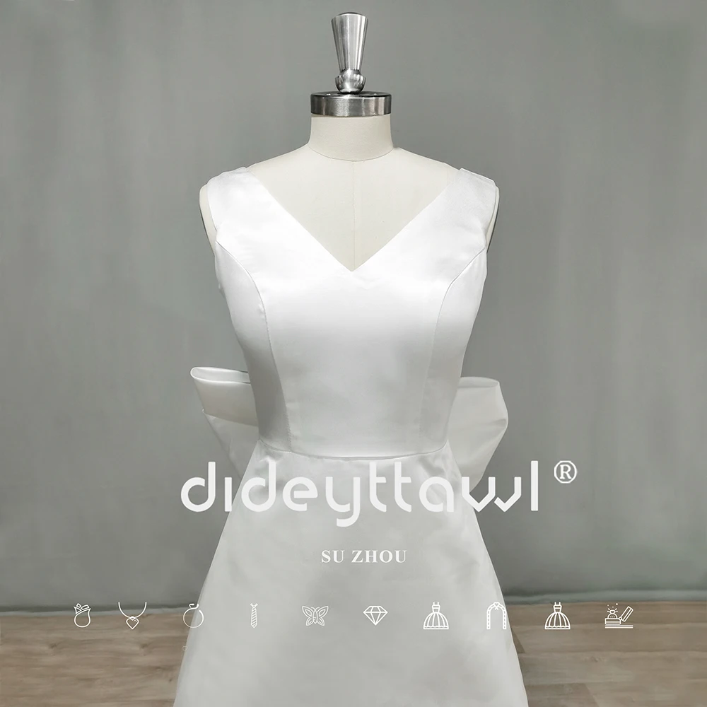 Рисунок 5 - Женское Короткое атласное свадебное платье DIDEYTTAWL