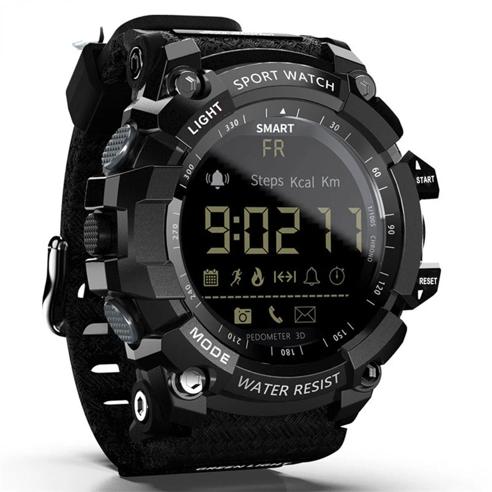 

MK16 Smartwatch Bluetooth Watch Digital Pedometer Smart Sports Watch Men Physical Activity Monitor IP67 Watches Free shipping