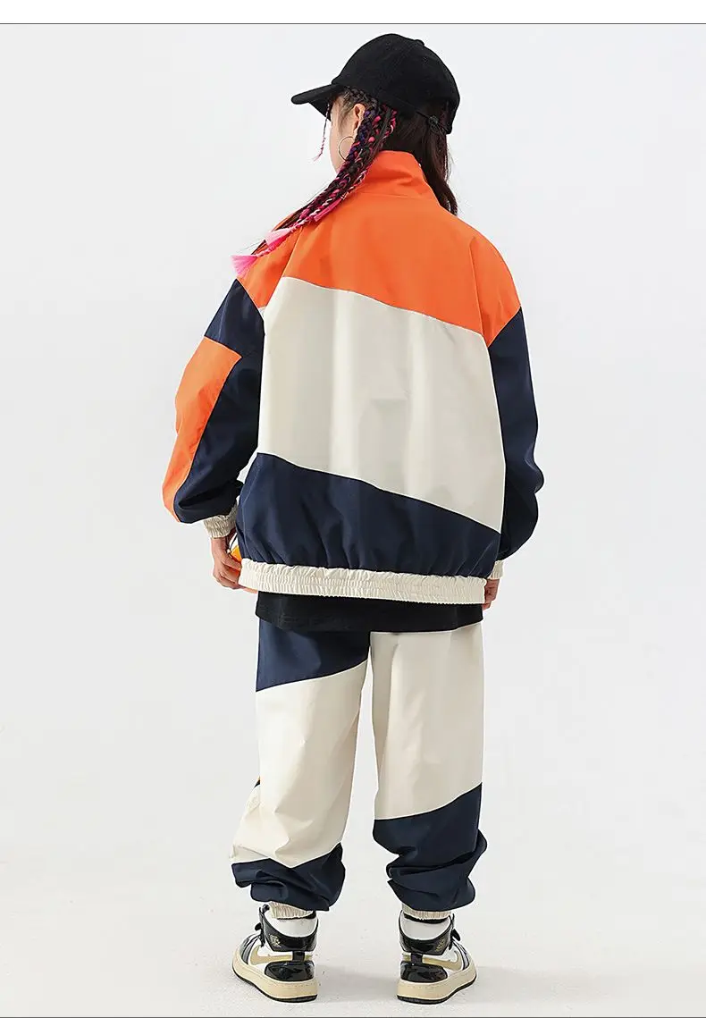 Бейсбольная куртка в стиле хип-хоп для мальчиков свободные брюки уличных танцев