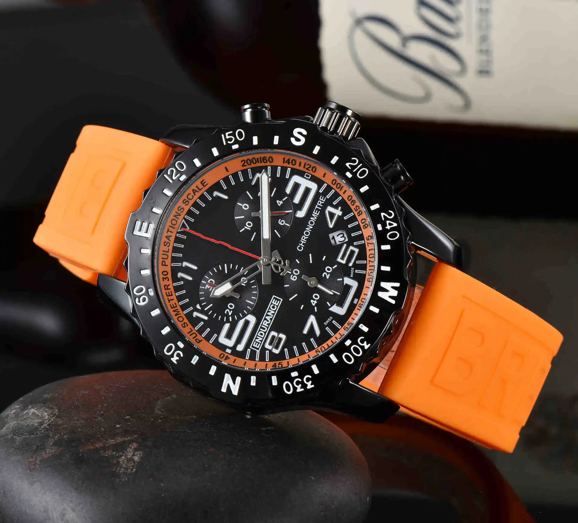 

2022 New Century Brand Men's Business Casual Quartz Watch Tape Men's Watch