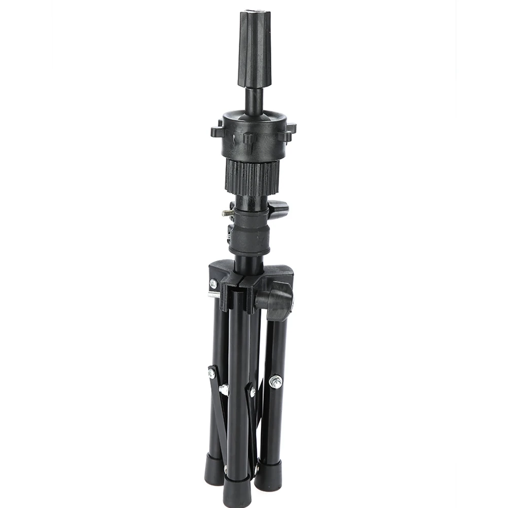 Hairdressing Training Head Holder Salon Model Mannequin Head Tripod Stand Black