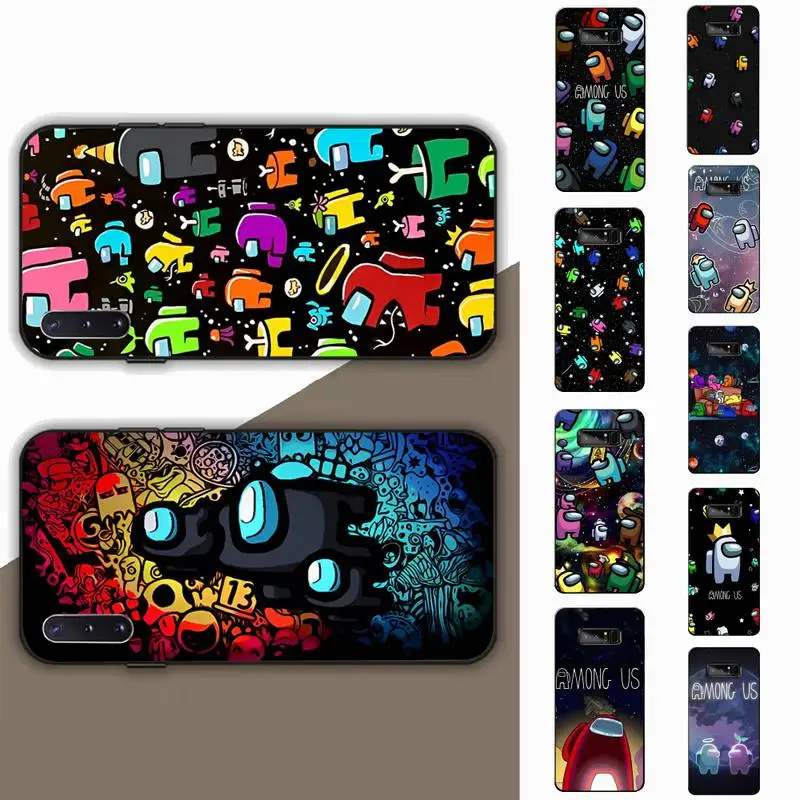 

Cartoon Game A-Among We Phone Case for Samsung Note 5 7 8 9 10 20 pro plus lite ultra A21 12 02