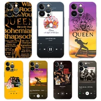 freddie queen soft transparent phone case cover for iphone 13 12 11 pro max x xr 8 7 plus se 2020 xs max luxury shell fundas bag