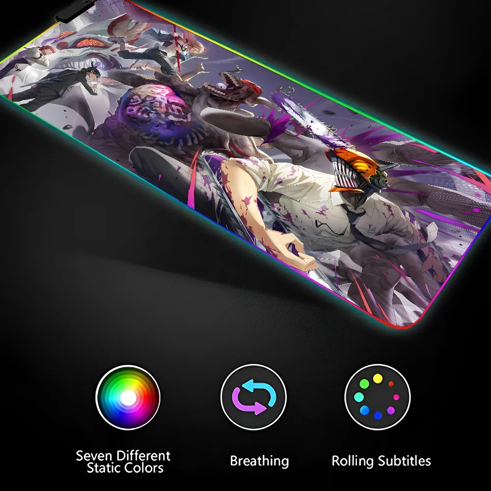 1 шт. игровой коврик для мыши с цепной пилой