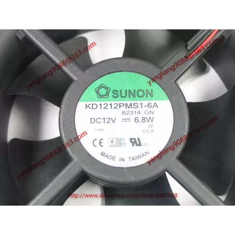SUNON KD1212PMS1-6A B2314.GN DC 12 В 6 8 Вт 120x120x38 мм Вентилятор охлаждения сервера