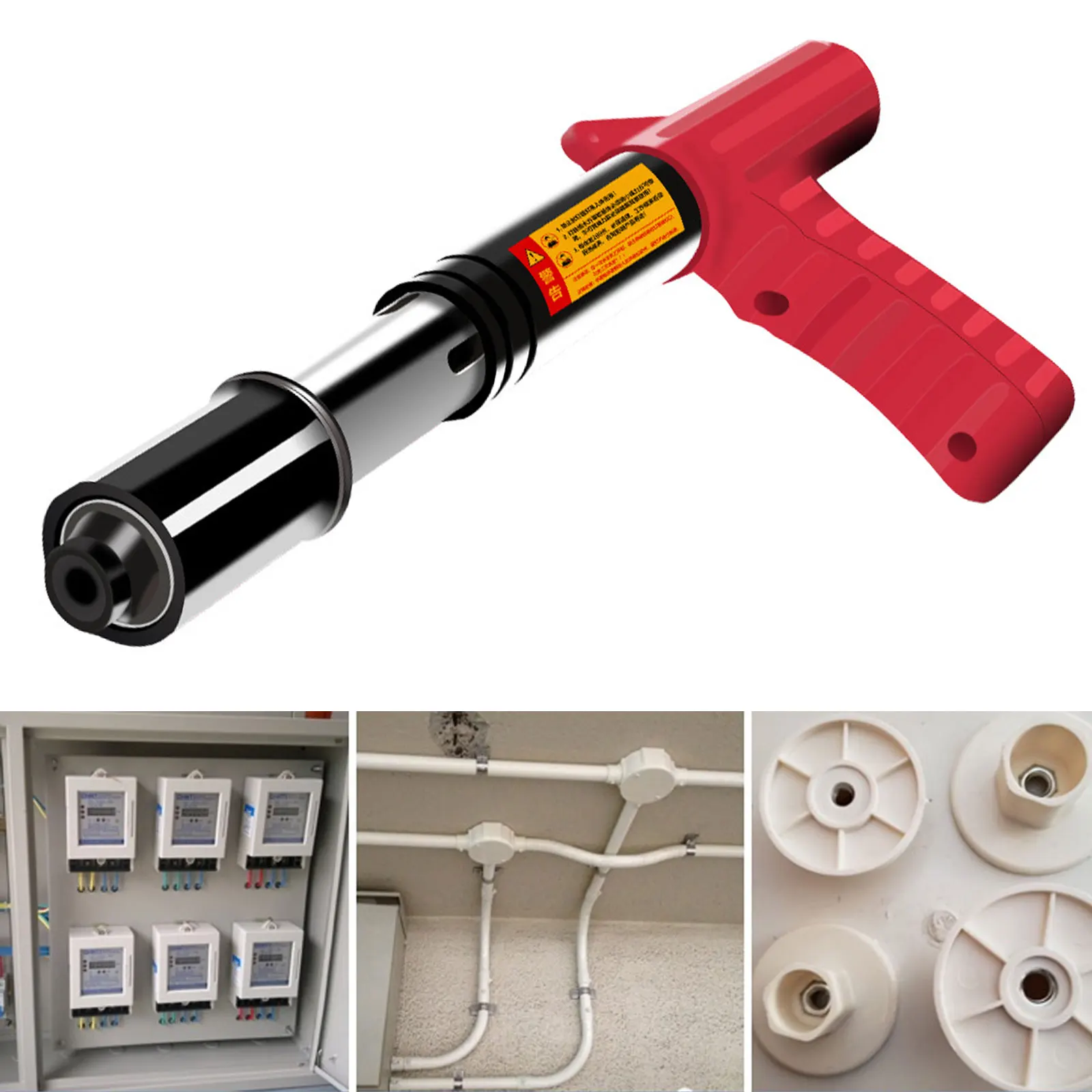 

Portable Manual Rivet Gun Concrete Wall Anchor Wire Slotting Fastening Device Automatic Slag Silencer Mini Steel Nail Fixer Gun