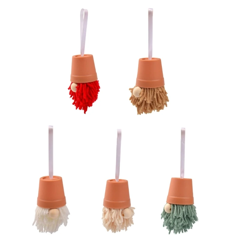 10шт Рождественская елка Гномы Эльф Декоры Подвесные куклы Украшения для