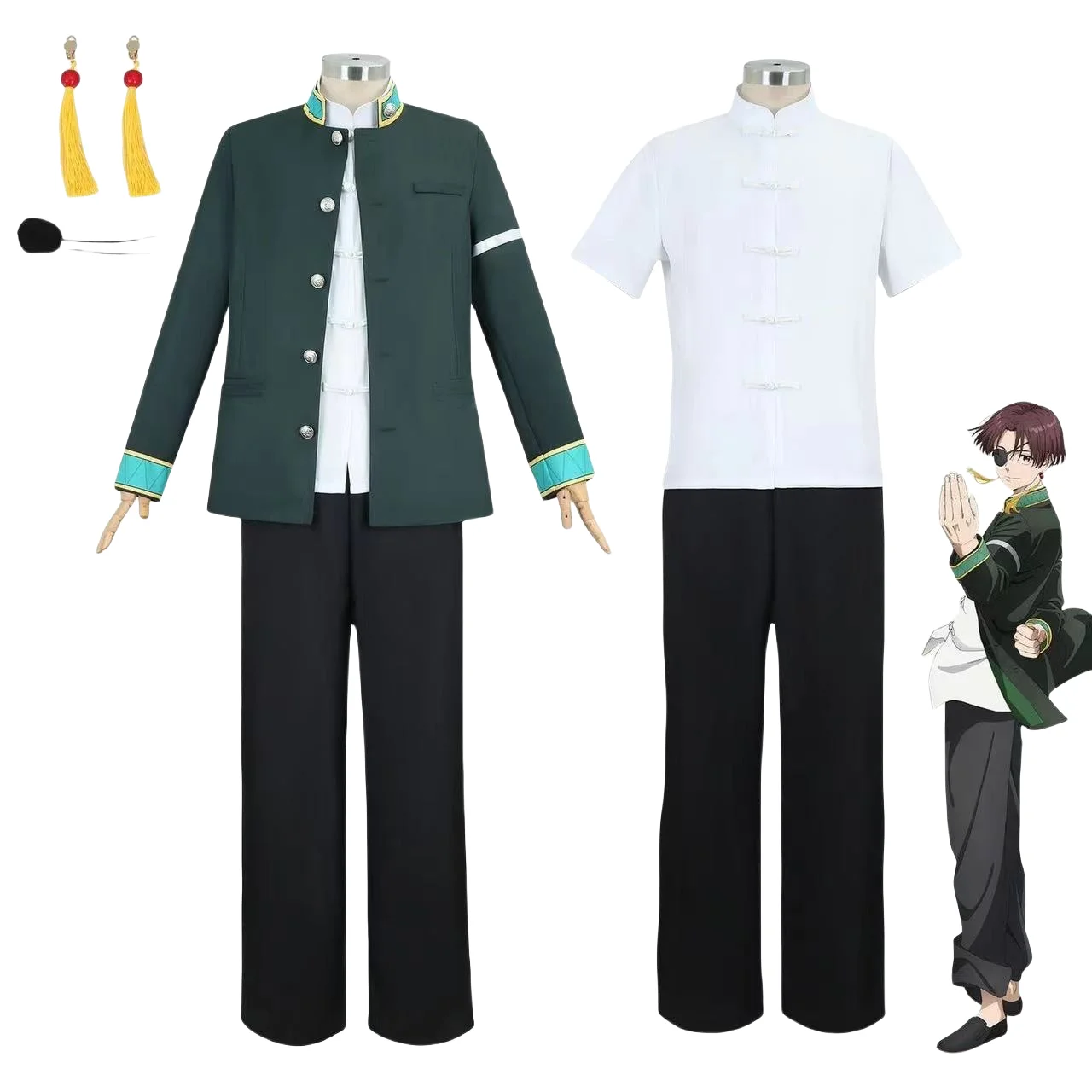 Аниме Wind Breaker Косплей WINBRE Hayato Suo Костюм Парик Набор