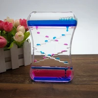 drip oil hourglass liquid motion bubble timer desk decor kids toy gift for home