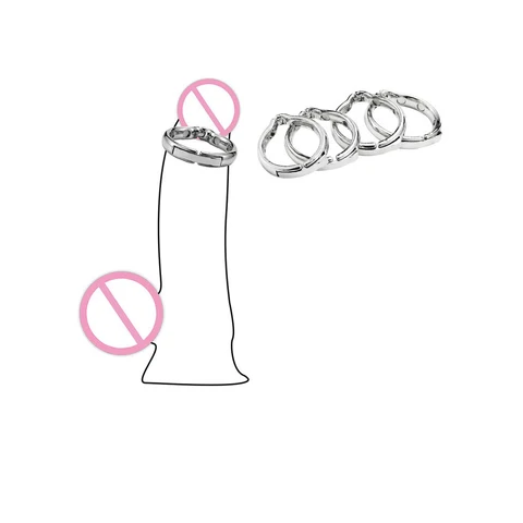 Металлическое кольцо-блокиратор для обрезания пениса, мужские секс-игрушки для взрослых