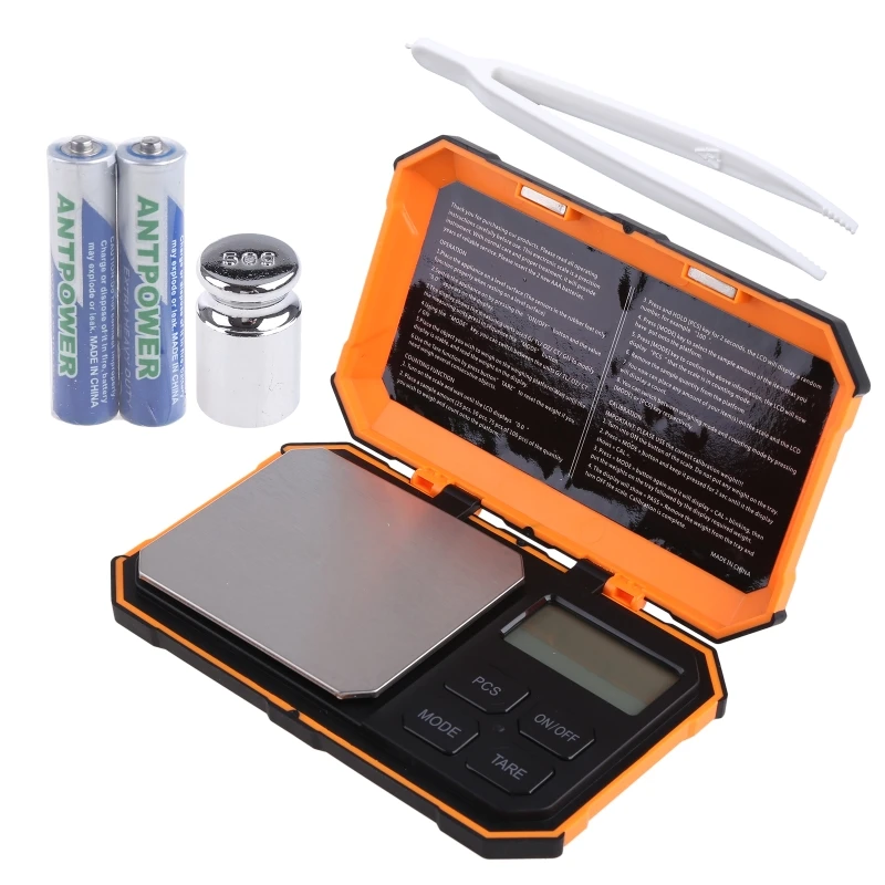 

Precision Digital Pocket Food Scale Mini Jewelry Scale with 6 Weighing Modes Weight Transparent Protective Cover