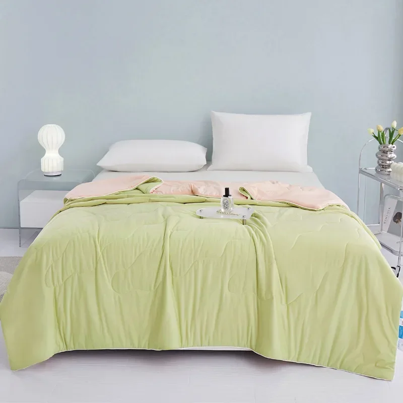 Новое супермягкое Шелковистое охлаждающее одеяло для лета мягкое дышащее тонкое